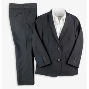 Appaman Boys Black Classic Mod Pant Suit Size 10